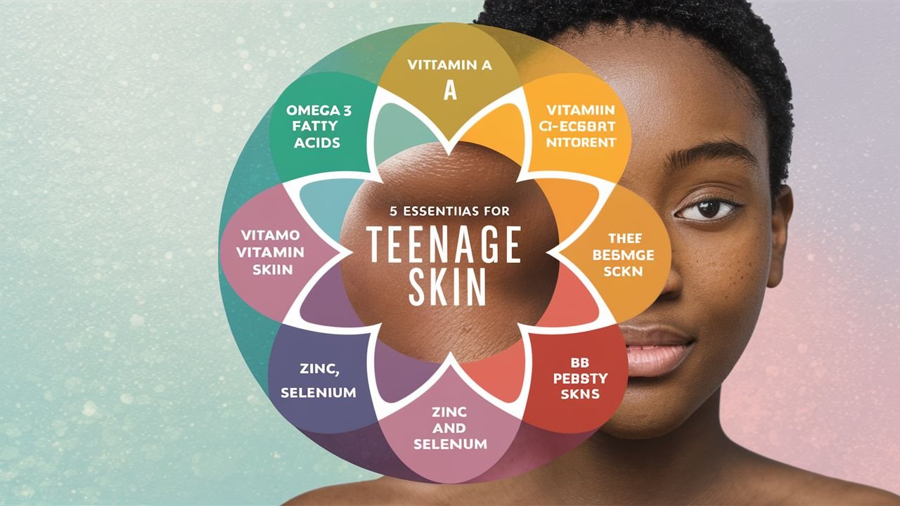 5 Essential Nutrients for Healthy Teenage Skin Tips